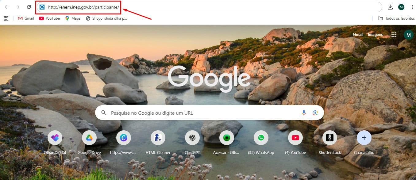 Como conferir o local de prova do ENEM 2025