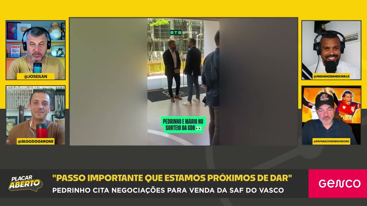 PLACAR Aberto: venda da SAF é a saída do Vasco?