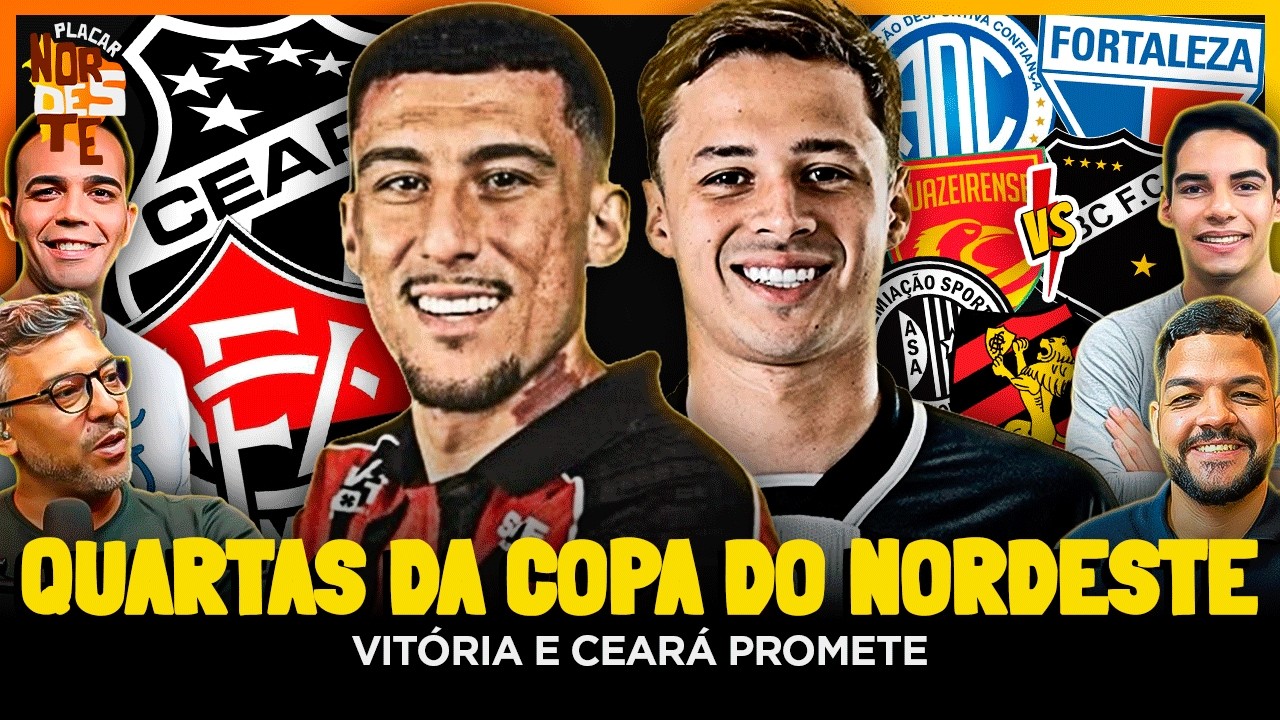 Confiança x Fortaleza: onde assistir, horário e infos da Copa do Nordeste