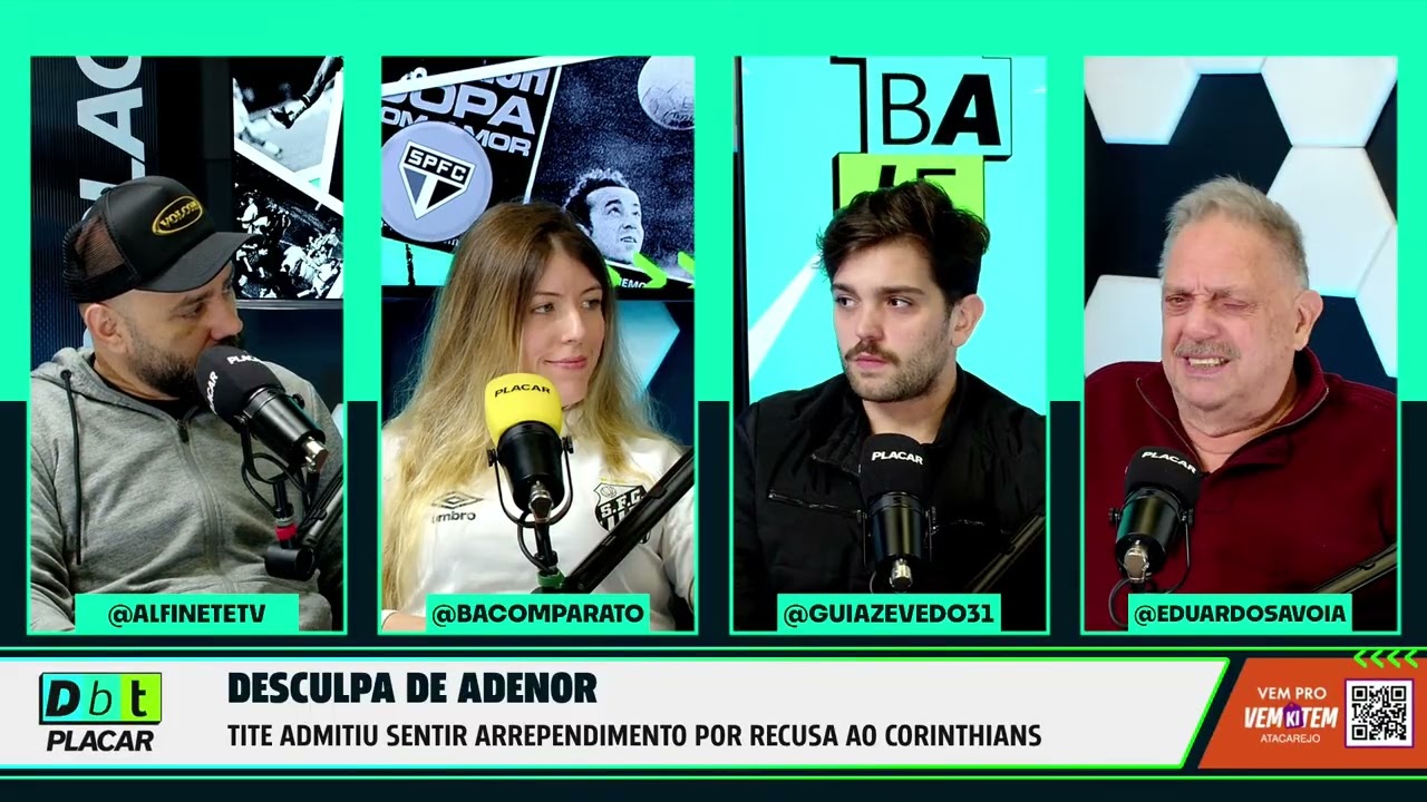 Vídeo: Debate PLACAR analisa arrependimento de Tite com o Corinthians